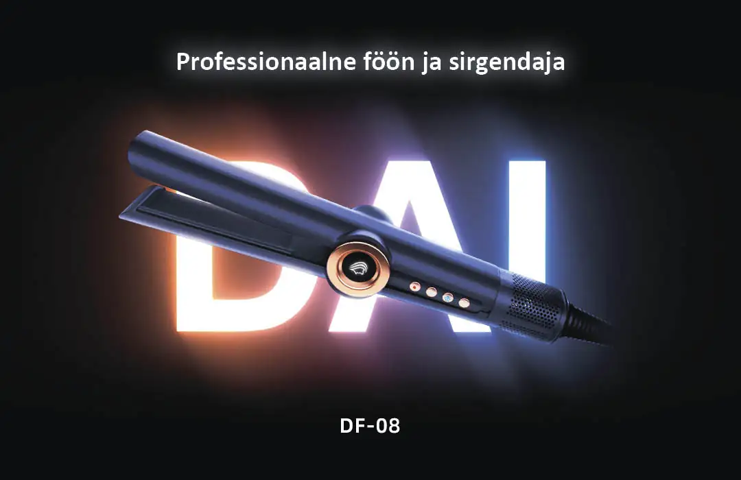 Daiwall AirStrait DF-08 professionaalne juuksesirgendaja